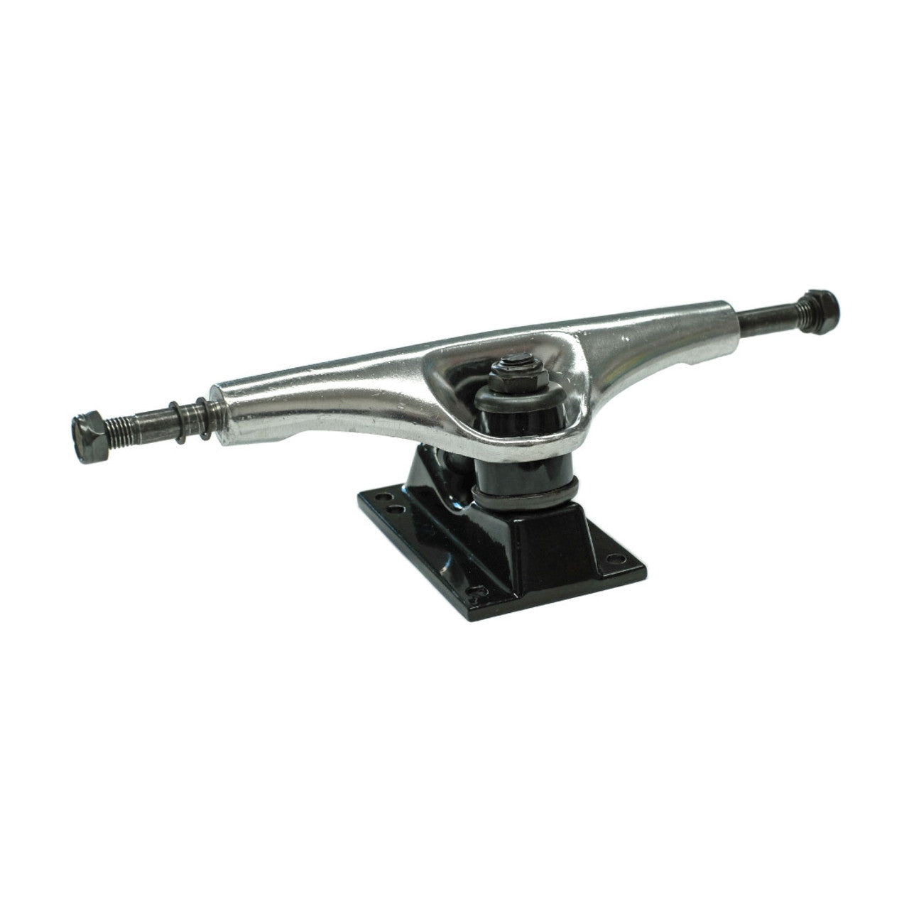 125mm / 5" Skateboard Trucks - Chrome / Black (Pair of 2 )