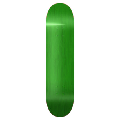 Pro Blank Skateboard Deck - Stained Green