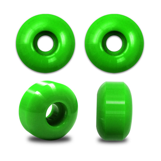 Green BLANK Skateboard WHEELS 52mm