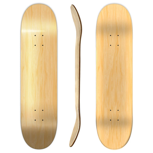 Pro Blank Skateboard Deck - Woodie Natural