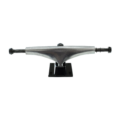 125mm / 5" Skateboard Trucks - Chrome / Black (Pair of 2 )