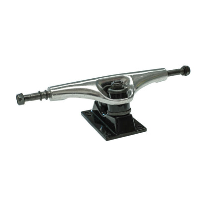 125mm / 5" Skateboard Trucks - Chrome / Black (Pair of 2 )